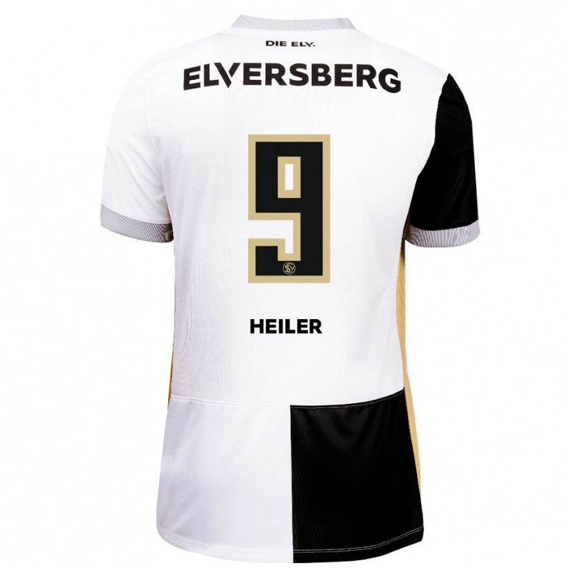 Danxen Niño Camiseta Luca Heiler #9 Negro Blanco Marrón 1ª Equipación 2026/27 La Camisa México