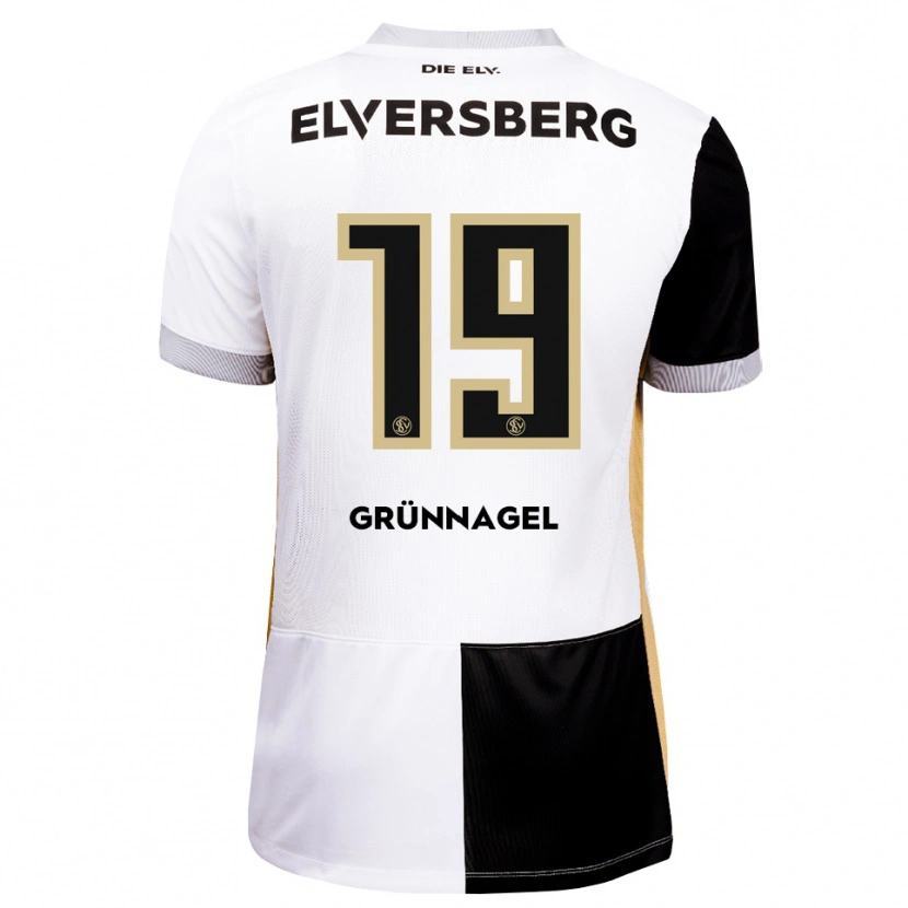 Danxen Niño Camiseta Lea Grünnagel #19 Negro Blanco Marrón 1ª Equipación 2026/27 La Camisa México