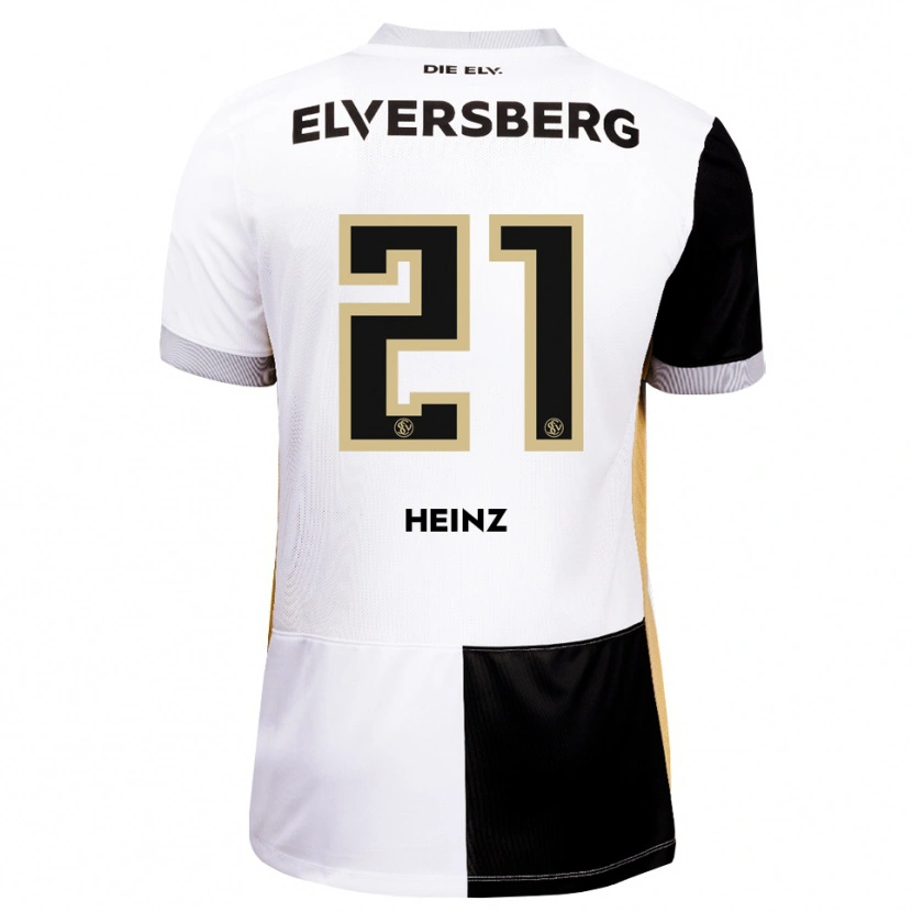 Danxen Niño Camiseta Matteo Heinz #21 Negro Blanco Marrón 1ª Equipación 2026/27 La Camisa México