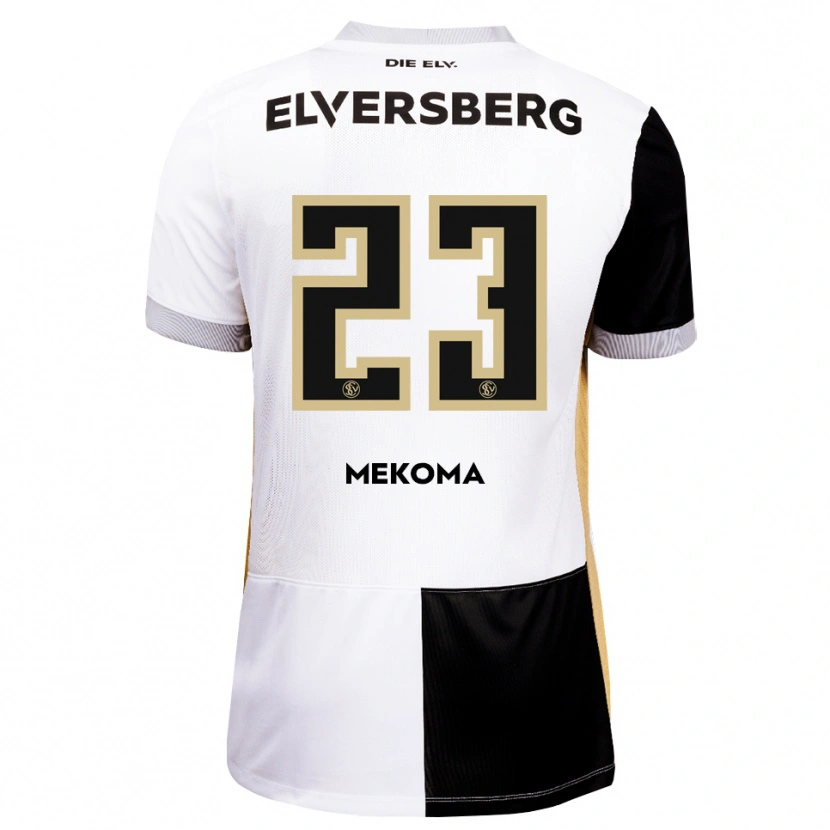 Danxen Niño Camiseta Jamal Mekoma #23 Negro Blanco Marrón 1ª Equipación 2026/27 La Camisa México