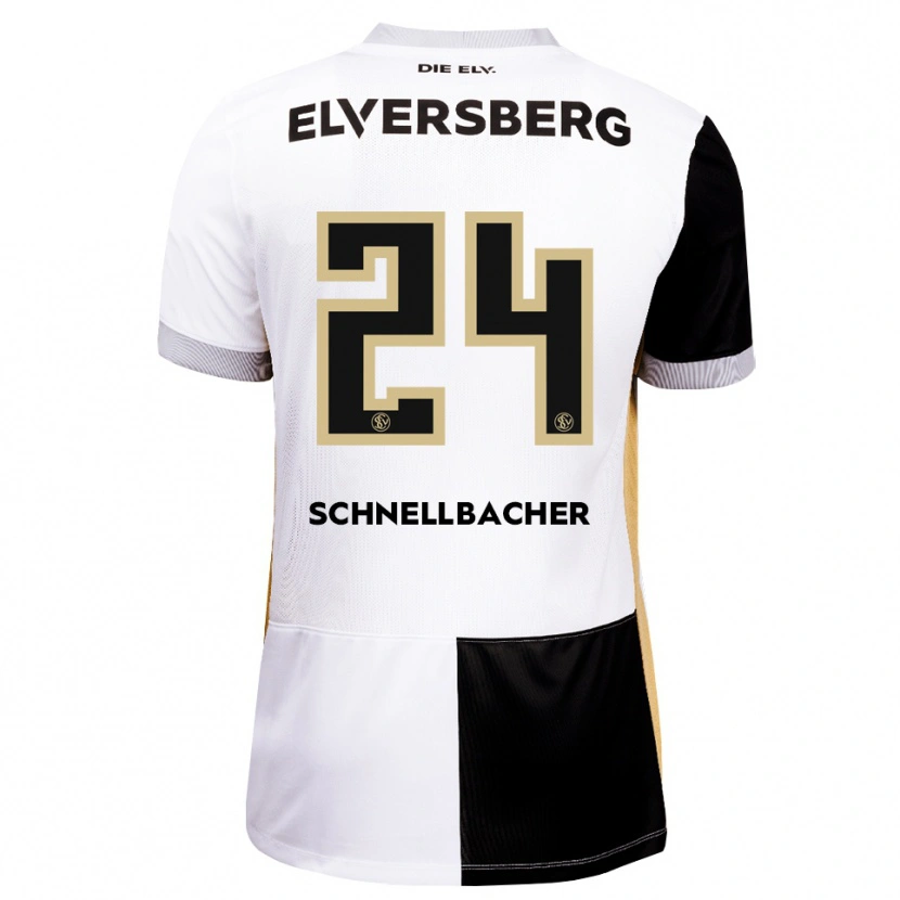 Danxen Niño Camiseta Luca Schnellbacher #24 Negro Blanco Marrón 1ª Equipación 2026/27 La Camisa México