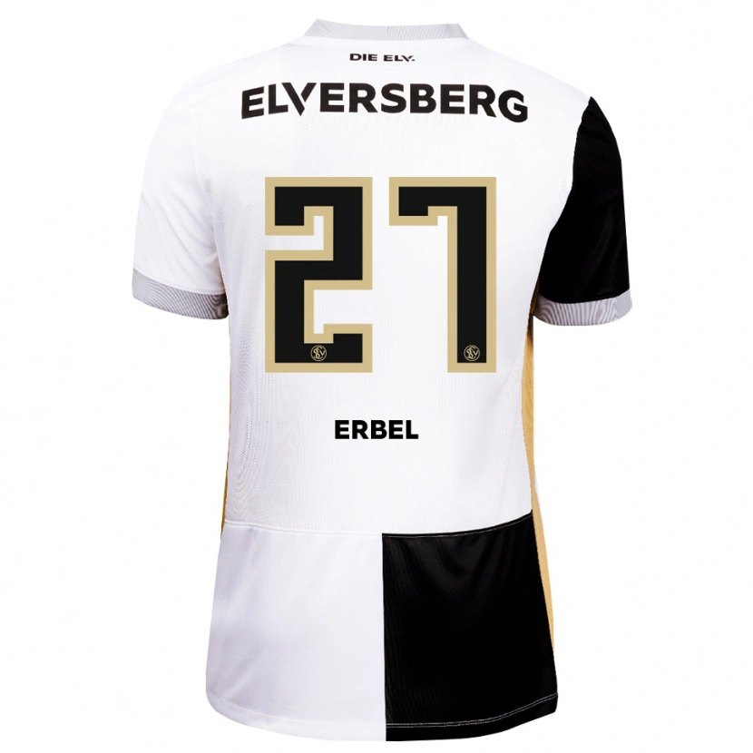 Danxen Niño Camiseta Felix Erbel #27 Negro Blanco Marrón 1ª Equipación 2026/27 La Camisa México
