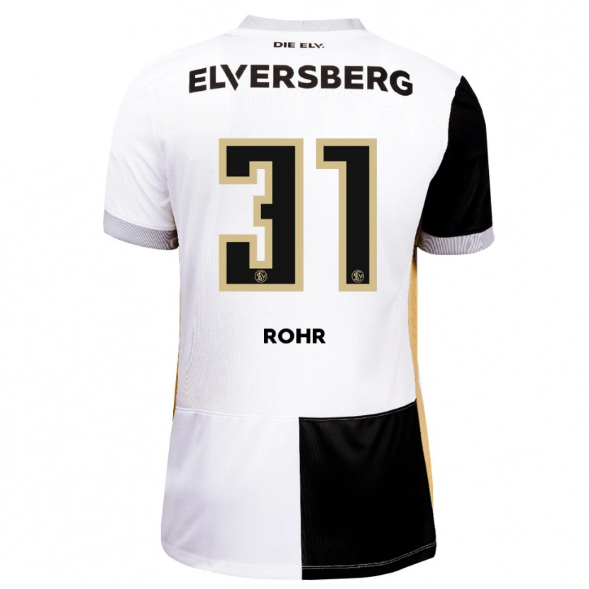 Danxen Niño Camiseta Maximilian Rohr #31 Negro Blanco Marrón 1ª Equipación 2026/27 La Camisa México