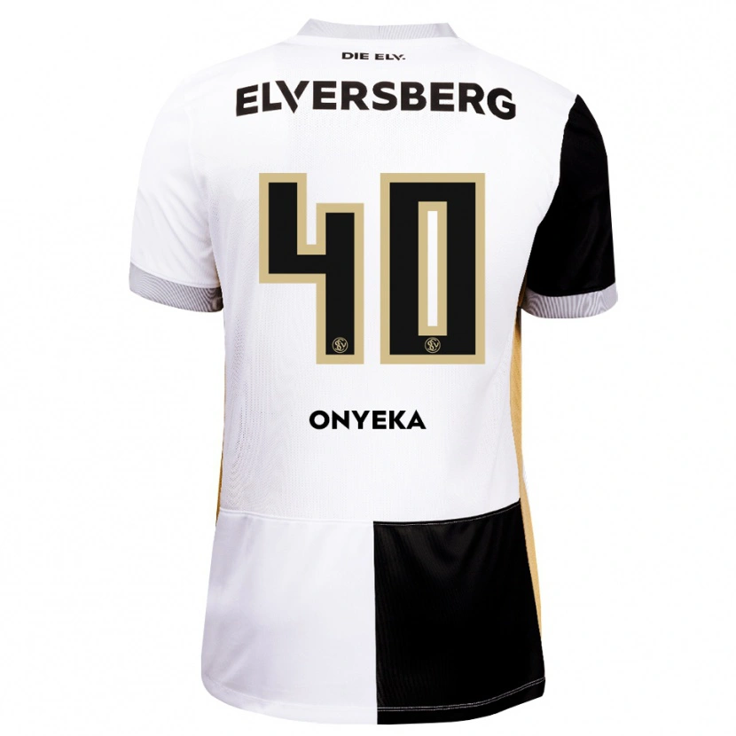 Danxen Niño Camiseta Francis Onyeka #40 Negro Blanco Marrón 1ª Equipación 2026/27 La Camisa México