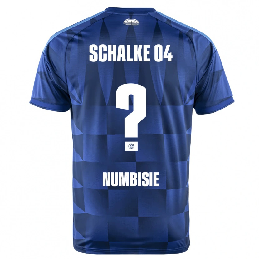 Danxen Niño Camiseta Bruno Numbisie #0 Azul Oscuro Amarillo Blanco 1ª Equipación 2026/27 La Camisa México