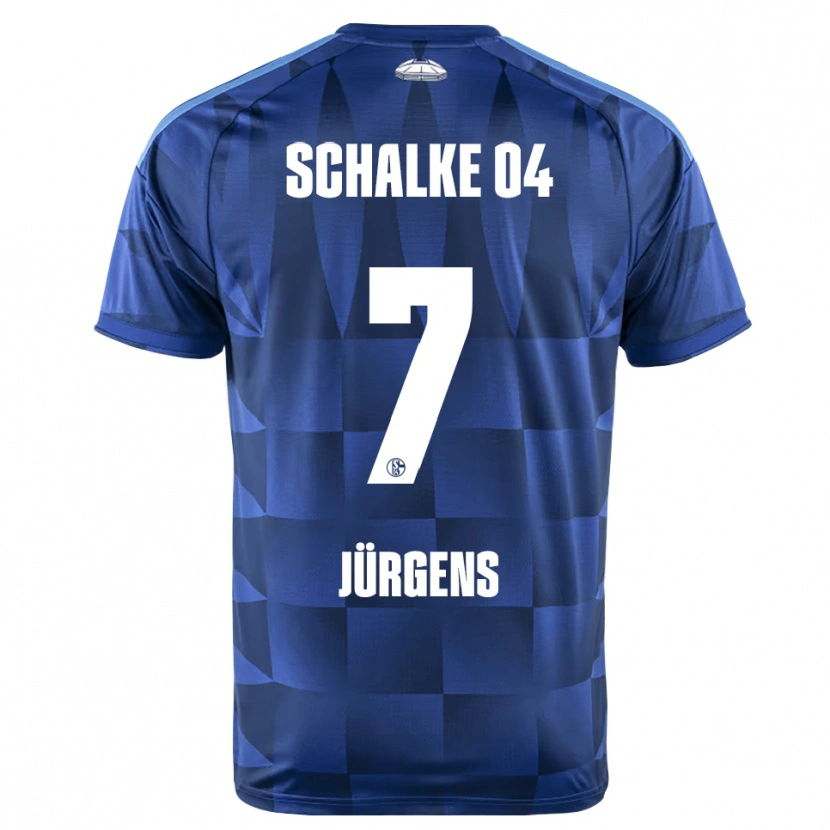 Danxen Niño Camiseta Celina Jürgens #7 Azul Oscuro Amarillo Blanco 1ª Equipación 2026/27 La Camisa México