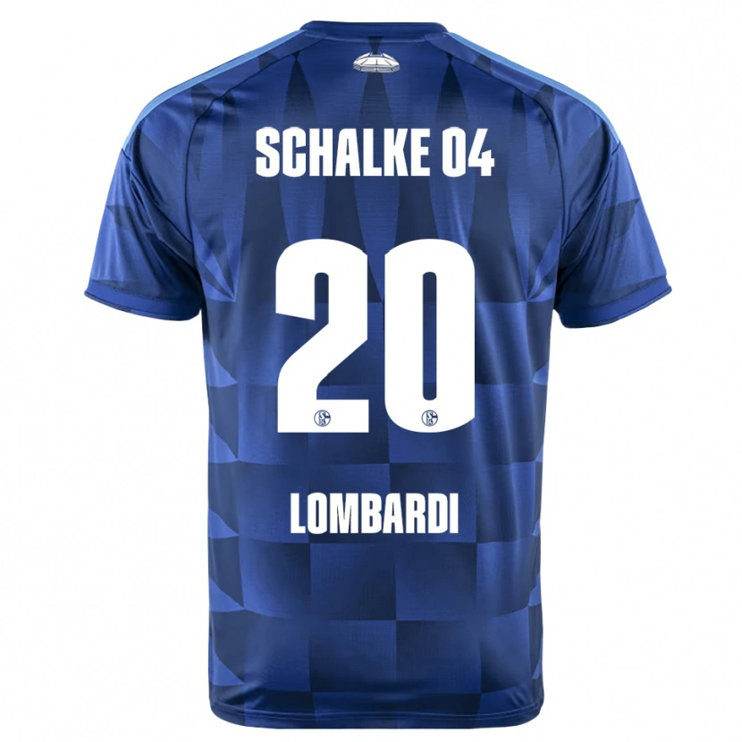 Danxen Niño Camiseta Antonio Lombardi #20 Azul Oscuro Amarillo Blanco 1ª Equipación 2026/27 La Camisa México