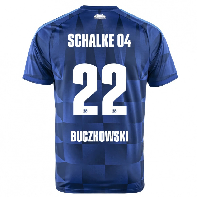 Danxen Niño Camiseta Philip Buczkowski #22 Azul Oscuro Amarillo Blanco 1ª Equipación 2026/27 La Camisa México