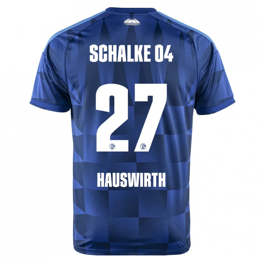 Danxen Niño Camiseta Max Hauswirth #27 Azul Oscuro Amarillo Blanco 1ª Equipación 2026/27 La Camisa México