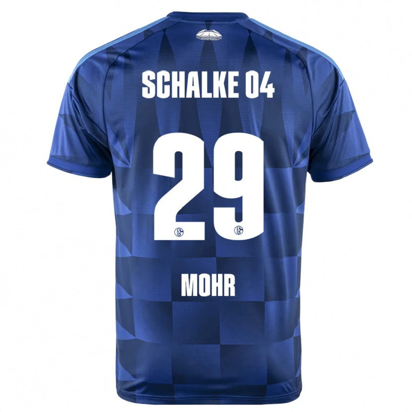 Danxen Niño Camiseta Tobias Mohr #29 Azul Oscuro Amarillo Blanco 1ª Equipación 2026/27 La Camisa México