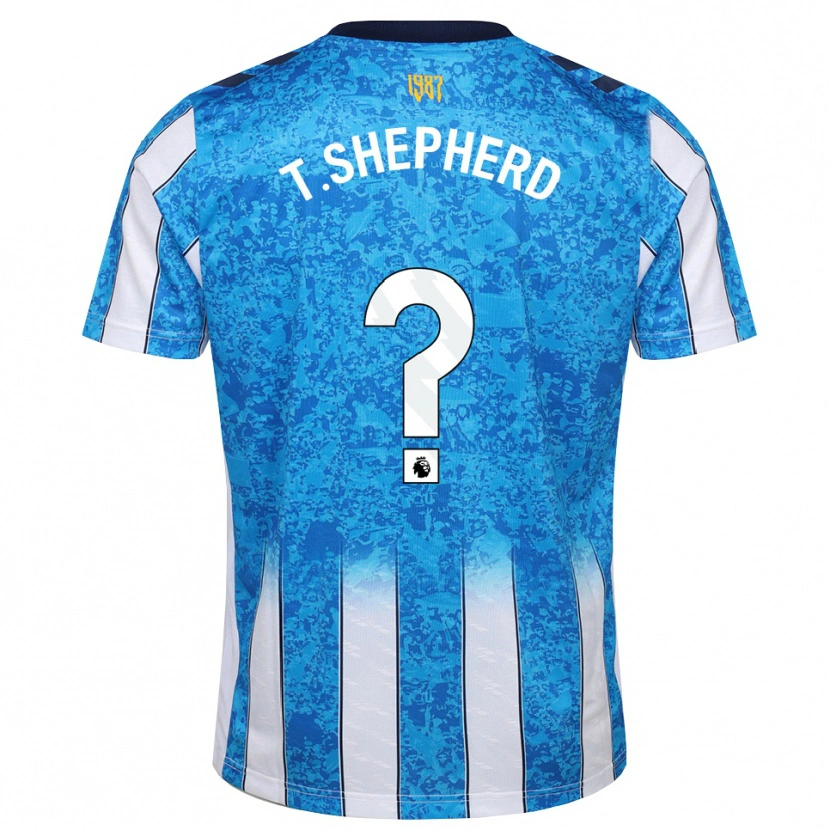 Danxen Niño Camiseta Talon Shepherd #0 Blanco Azul Naranja 1ª Equipación 2026/27 La Camisa México