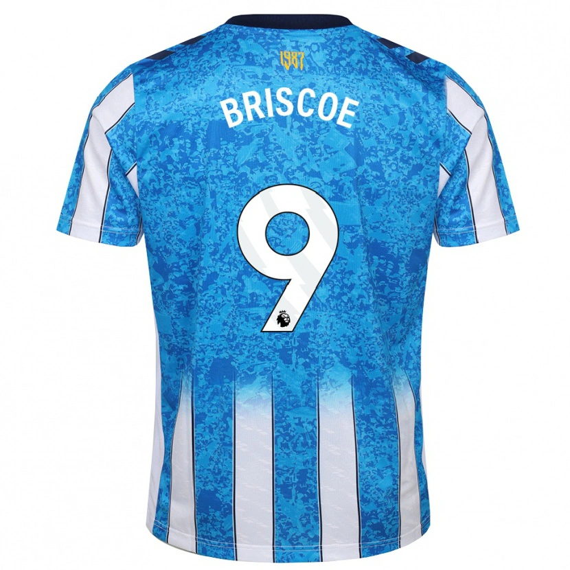 Danxen Niño Camiseta Elijah Briscoe #9 Blanco Azul Naranja 1ª Equipación 2026/27 La Camisa México