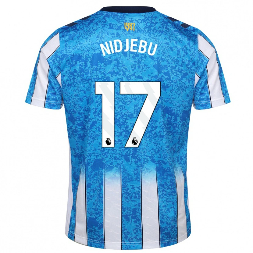 Danxen Niño Camiseta Success Nidjebu #17 Blanco Azul Naranja 1ª Equipación 2026/27 La Camisa México