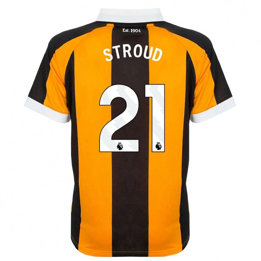 Danxen Niño Camiseta Elliot Stroud #21 Naranja Negro Blanco 1ª Equipación 2026/27 La Camisa México