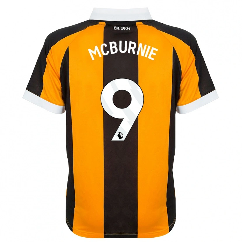 Danxen Niño Camiseta Oli Mcburnie #9 Naranja Negro Blanco 1ª Equipación 2026/27 La Camisa México
