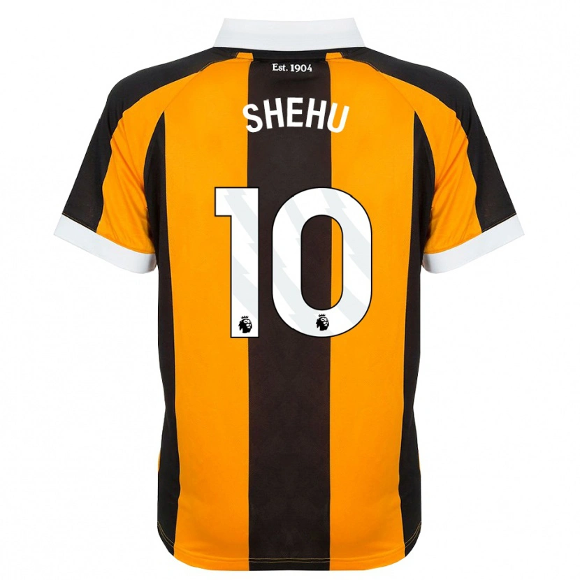 Danxen Niño Camiseta Aidon Shehu #10 Naranja Negro Blanco 1ª Equipación 2026/27 La Camisa México