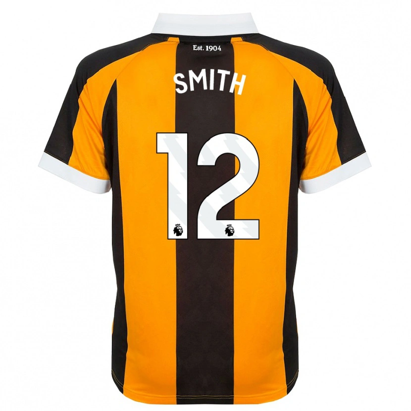 Danxen Niño Camiseta Emily Smith #12 Naranja Negro Blanco 1ª Equipación 2026/27 La Camisa México