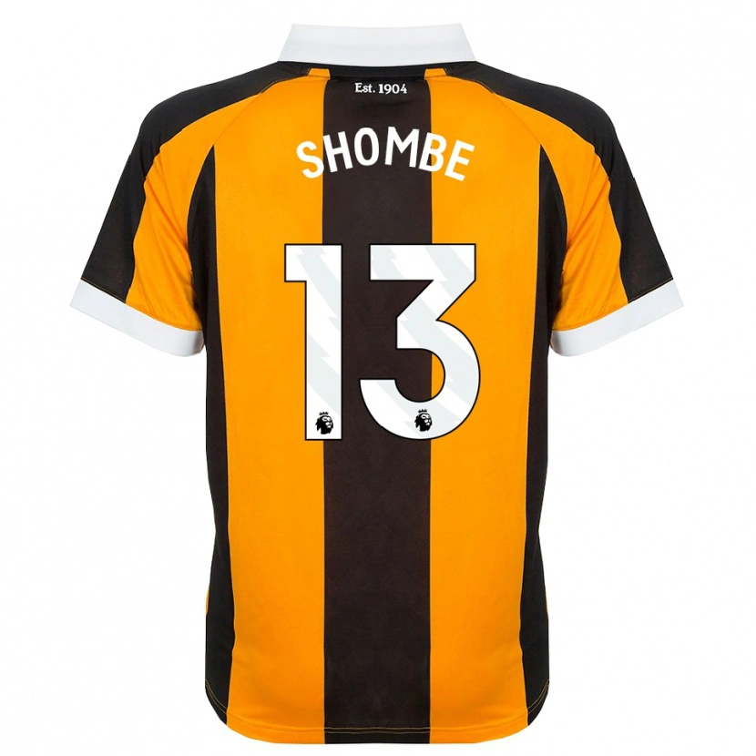Danxen Niño Camiseta Khiani Shombe #13 Naranja Negro Blanco 1ª Equipación 2026/27 La Camisa México