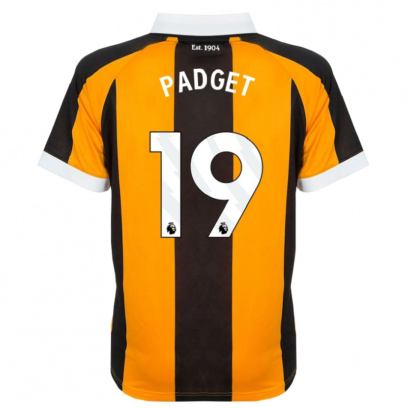 Danxen Niño Camiseta Bethany Padget #19 Naranja Negro Blanco 1ª Equipación 2026/27 La Camisa México