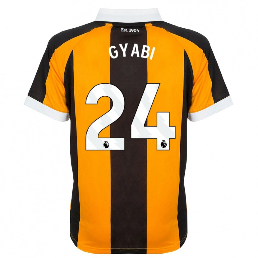 Danxen Niño Camiseta Darko Gyabi #24 Naranja Negro Blanco 1ª Equipación 2026/27 La Camisa México