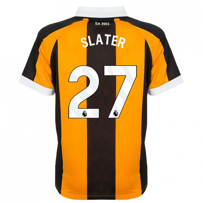 Danxen Niño Camiseta Regan Slater #27 Naranja Negro Blanco 1ª Equipación 2026/27 La Camisa México