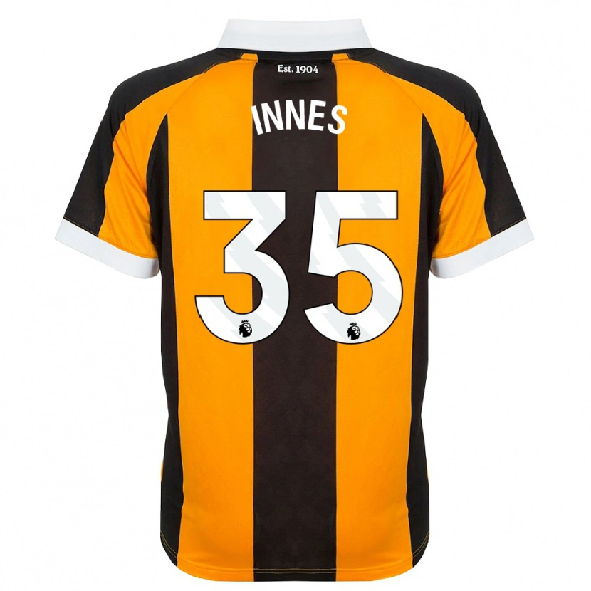 Danxen Niño Camiseta Emma Innes #35 Naranja Negro Blanco 1ª Equipación 2026/27 La Camisa México