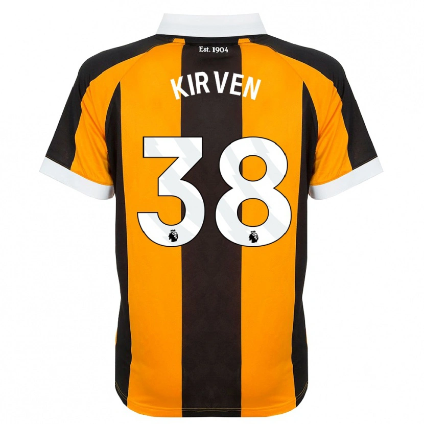 Danxen Niño Camiseta Tess Kirven #38 Naranja Negro Blanco 1ª Equipación 2026/27 La Camisa México