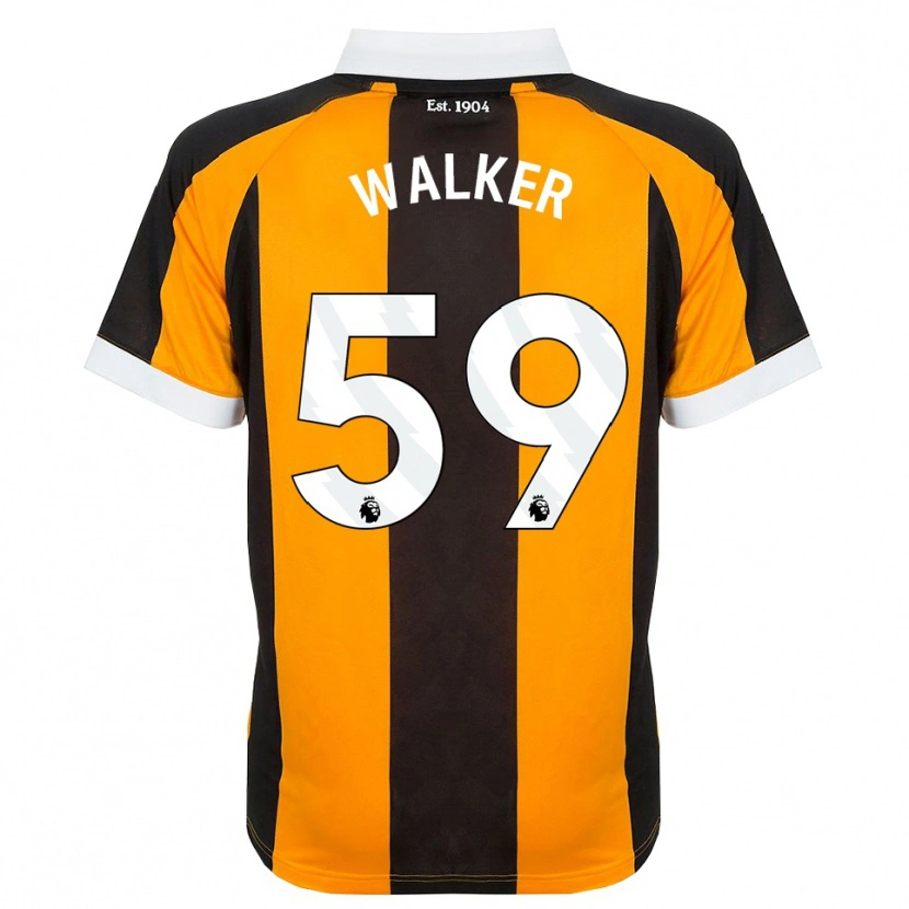 Danxen Niño Camiseta Coist Walker #59 Naranja Negro Blanco 1ª Equipación 2026/27 La Camisa México