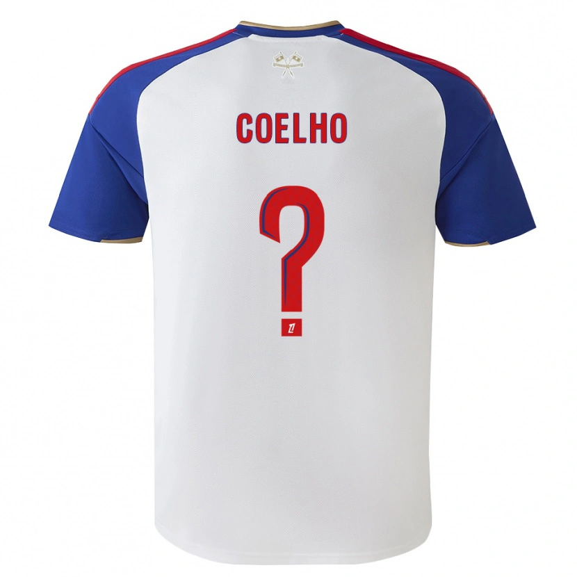 Danxen Niño Camiseta Ugo Coelho #0 Azul Real Rojo Blanco 1ª Equipación 2026/27 La Camisa México