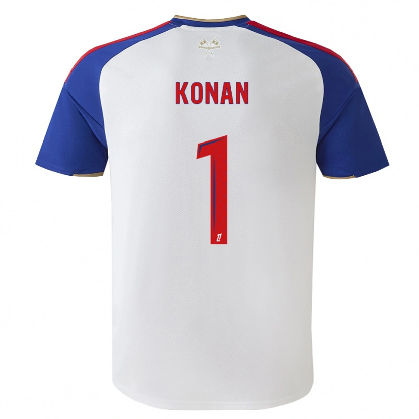 Danxen Niño Camiseta Yvann Konan #1 Azul Real Rojo Blanco 1ª Equipación 2026/27 La Camisa México