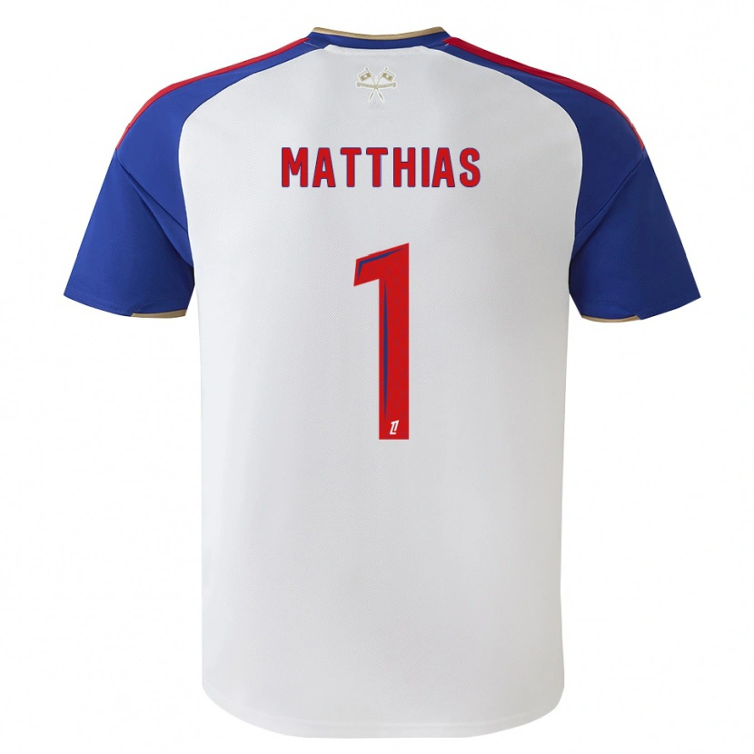 Danxen Niño Camiseta Matthias Da Silva #1 Azul Real Rojo Blanco 1ª Equipación 2026/27 La Camisa México
