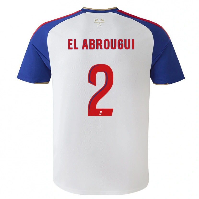 Danxen Niño Camiseta Wassim El Abrougui #2 Azul Real Rojo Blanco 1ª Equipación 2026/27 La Camisa México