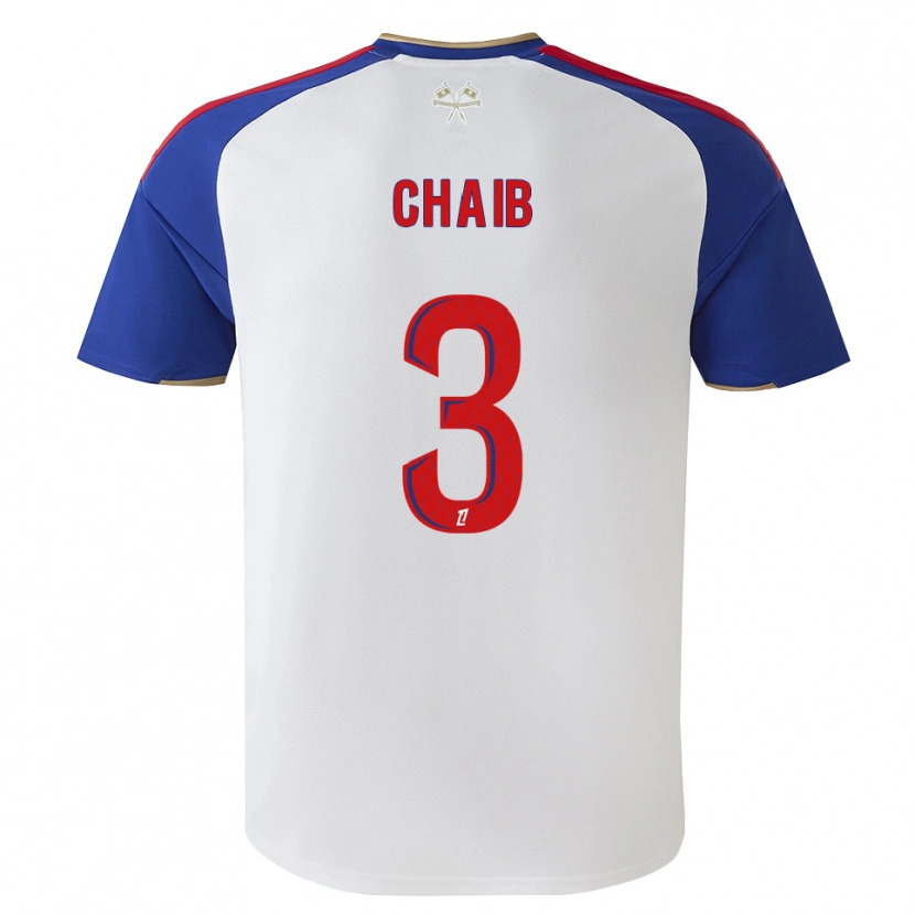 Danxen Niño Camiseta Yacine Chaib #3 Azul Real Rojo Blanco 1ª Equipación 2026/27 La Camisa México