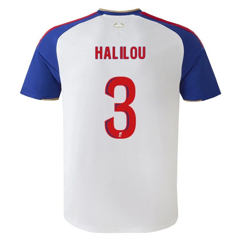 Danxen Niño Camiseta Ibrahim Halilou #3 Azul Real Rojo Blanco 1ª Equipación 2026/27 La Camisa México
