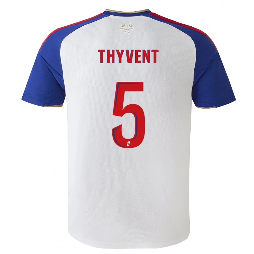 Danxen Niño Camiseta Estéban Thyvent #5 Azul Real Rojo Blanco 1ª Equipación 2026/27 La Camisa México