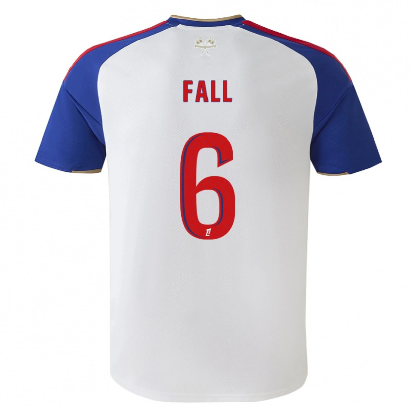 Danxen Niño Camiseta Fallou Fall #6 Azul Real Rojo Blanco 1ª Equipación 2026/27 La Camisa México