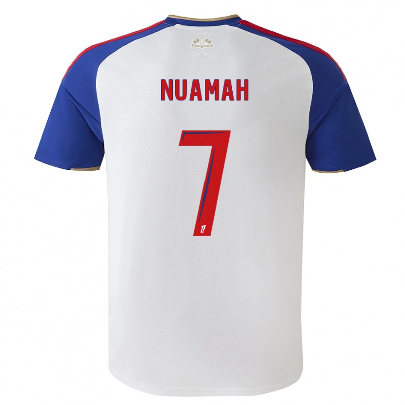 Danxen Niño Camiseta Ernest Nuamah #7 Azul Real Rojo Blanco 1ª Equipación 2026/27 La Camisa México