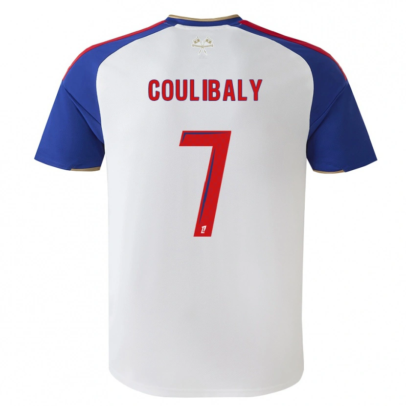 Danxen Niño Camiseta Soungalo Coulibaly #7 Azul Real Rojo Blanco 1ª Equipación 2026/27 La Camisa México