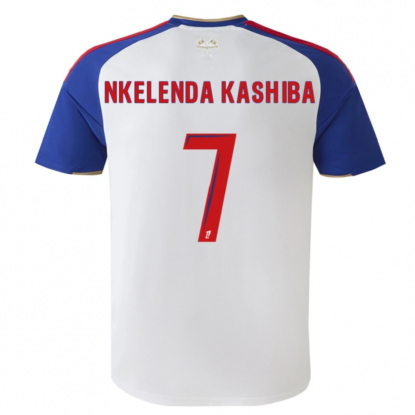 Danxen Niño Camiseta Jason Nkelenda Kashiba #7 Azul Real Rojo Blanco 1ª Equipación 2026/27 La Camisa México
