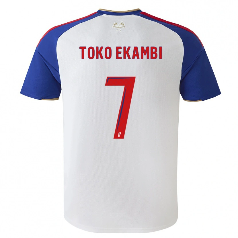 Danxen Niño Camiseta Karl Toko Ekambi #7 Azul Real Rojo Blanco 1ª Equipación 2026/27 La Camisa México