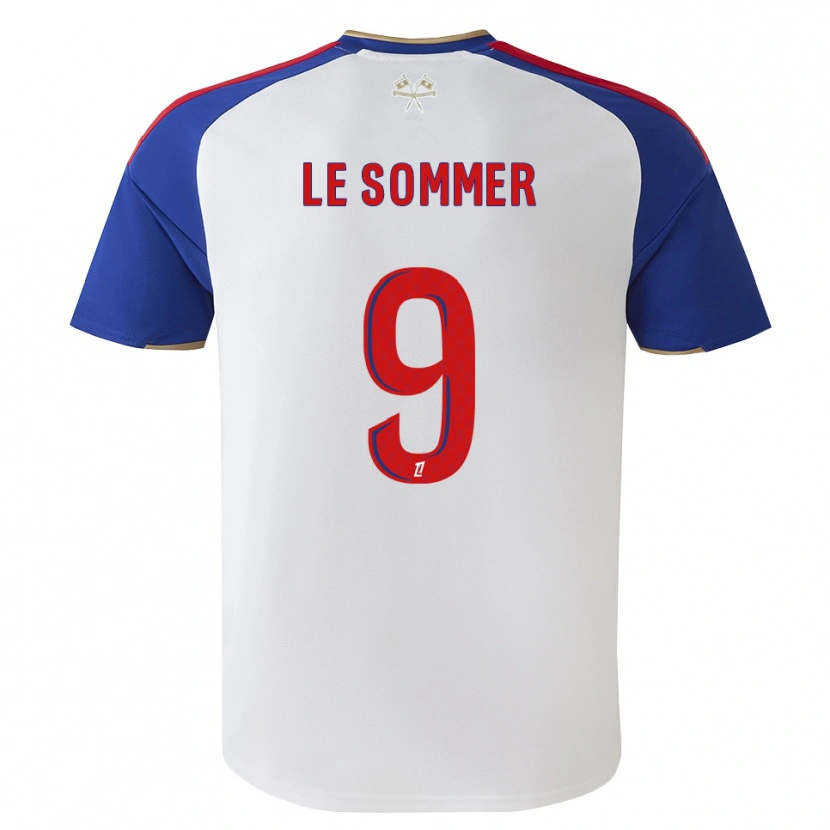 Danxen Niño Camiseta Eugenie Le Sommer #9 Azul Real Rojo Blanco 1ª Equipación 2026/27 La Camisa México