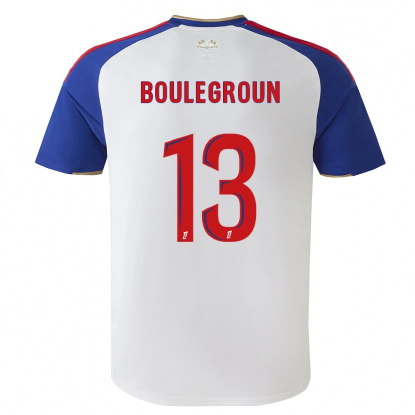 Danxen Niño Camiseta Hocine Boulegroun #13 Azul Real Rojo Blanco 1ª Equipación 2026/27 La Camisa México