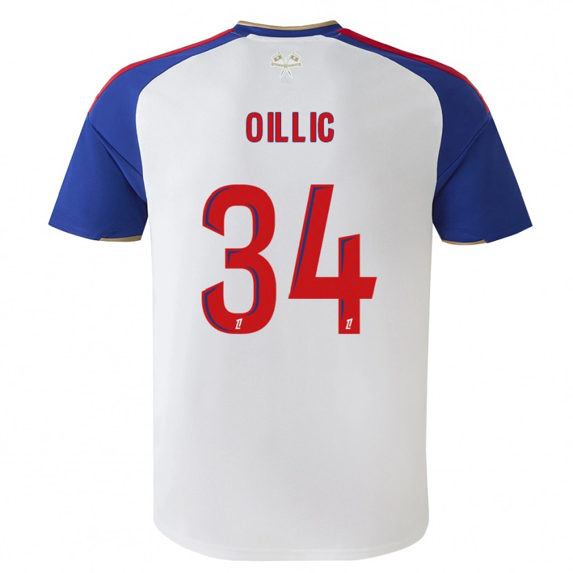 Danxen Niño Camiseta Laureen Oillic #34 Azul Real Rojo Blanco 1ª Equipación 2026/27 La Camisa México