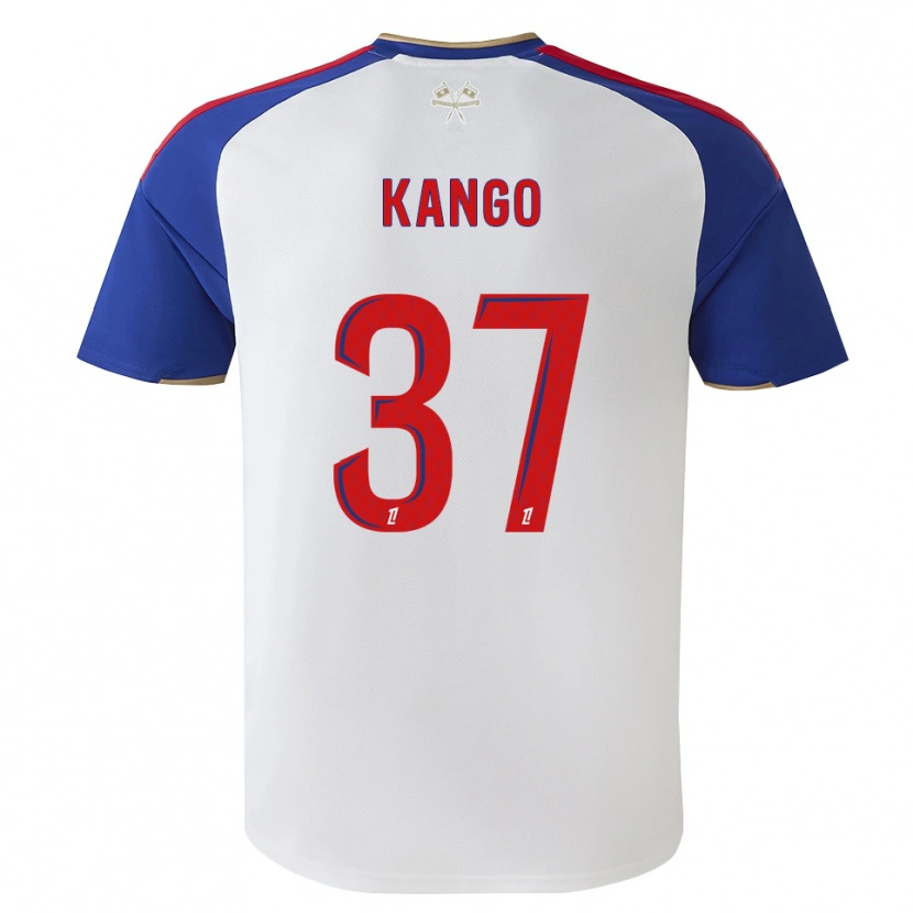 Danxen Niño Camiseta Steeve Kango #37 Azul Real Rojo Blanco 1ª Equipación 2026/27 La Camisa México