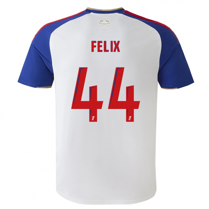 Danxen Niño Camiseta Marley Felix #44 Azul Real Rojo Blanco 1ª Equipación 2026/27 La Camisa México