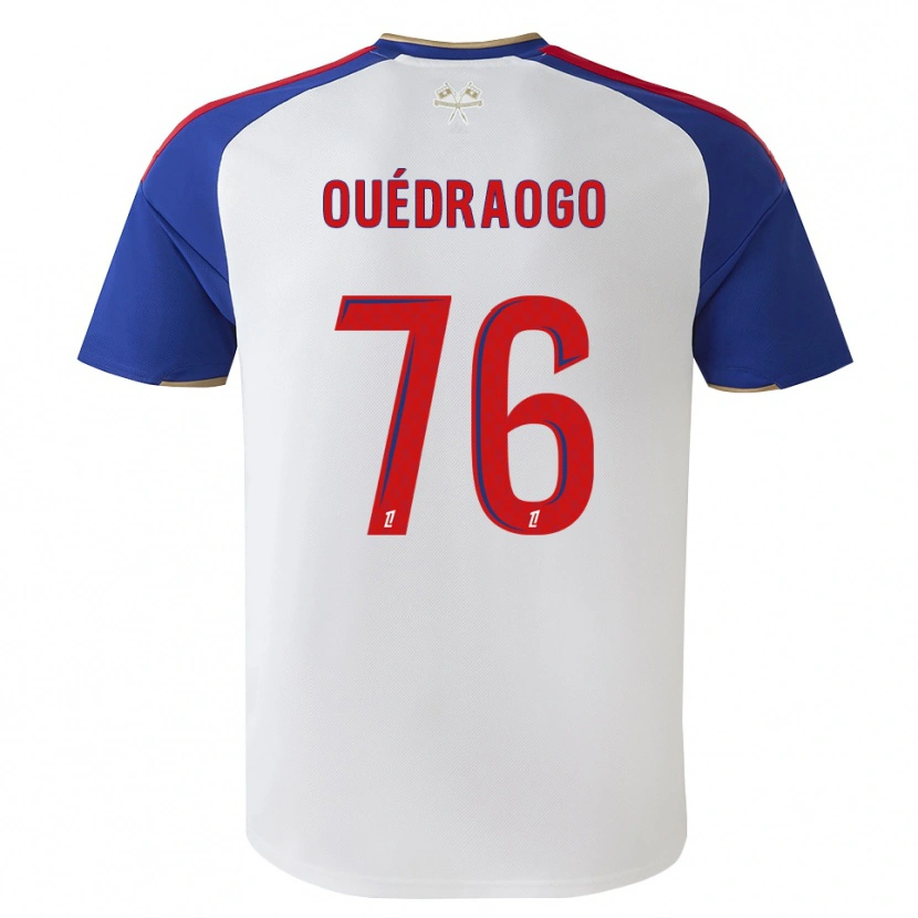 Danxen Niño Camiseta Mohamed Ouédraogo #76 Azul Real Rojo Blanco 1ª Equipación 2026/27 La Camisa México
