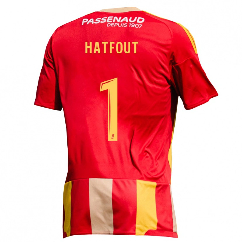 Danxen Niño Camiseta Ewan Hatfout #1 Rojo Amarillo Verde 1ª Equipación 2026/27 La Camisa México