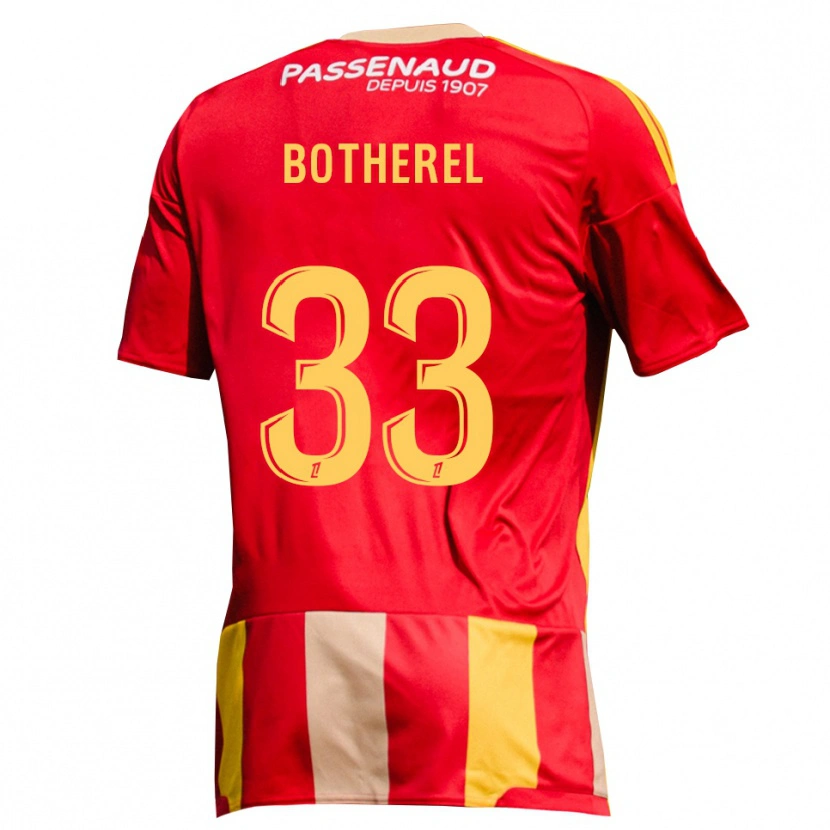 Danxen Niño Camiseta Lucas Botherel #33 Rojo Amarillo Verde 1ª Equipación 2026/27 La Camisa México