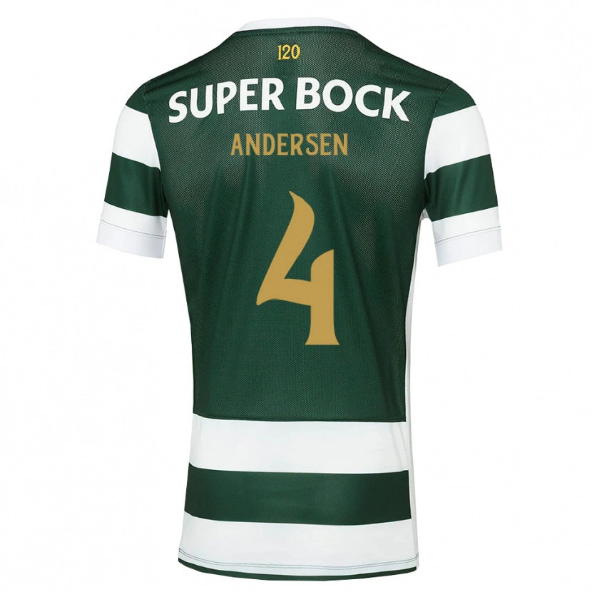 Danxen Niño Camiseta Silas Andersen #4 Grisardodarkslategray Blanco 1ª Equipación 2026/27 La Camisa México