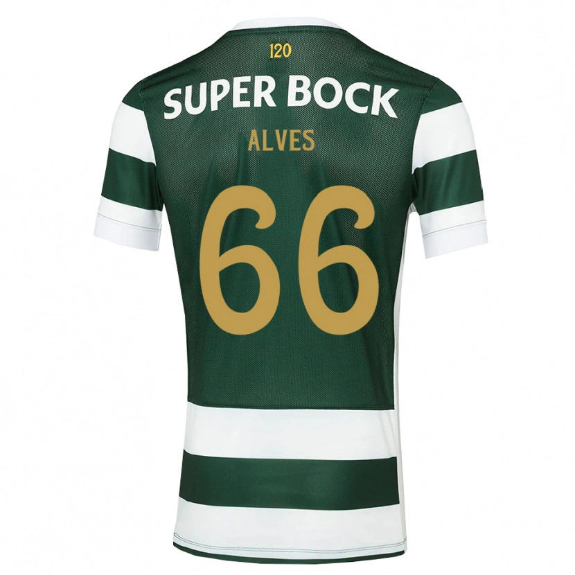 Danxen Niño Camiseta Miguel Alves #66 Grisardodarkslategray Blanco 1ª Equipación 2026/27 La Camisa México